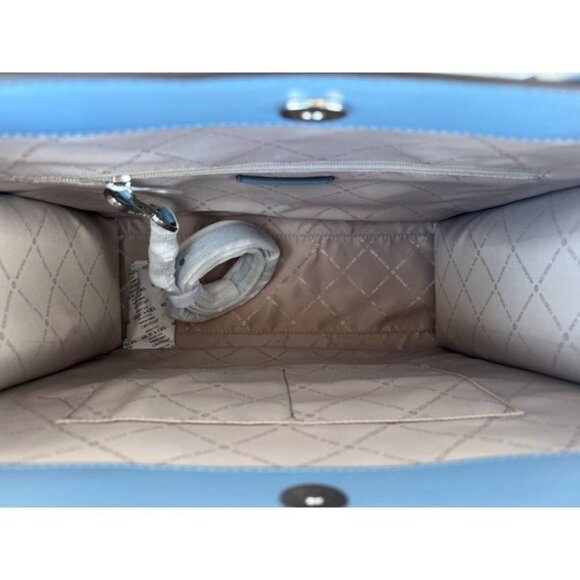 Michael Kors tote bag kenly large purse MK signature chambray multi - Picture 8 of 12